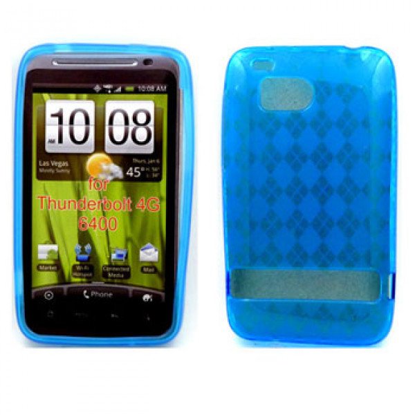 Wholesale Gel Case  for HTC Thunderbolt(Blue)